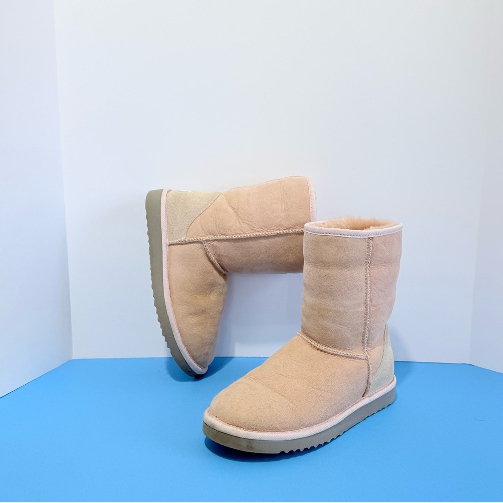 UGG Classic Tan Winter Boots Size Women 7 - Picture 14 of 14